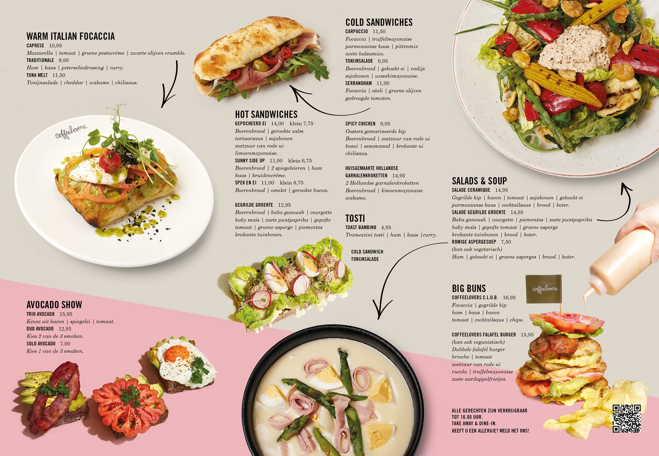 Menu Coffeelovers Maastricht