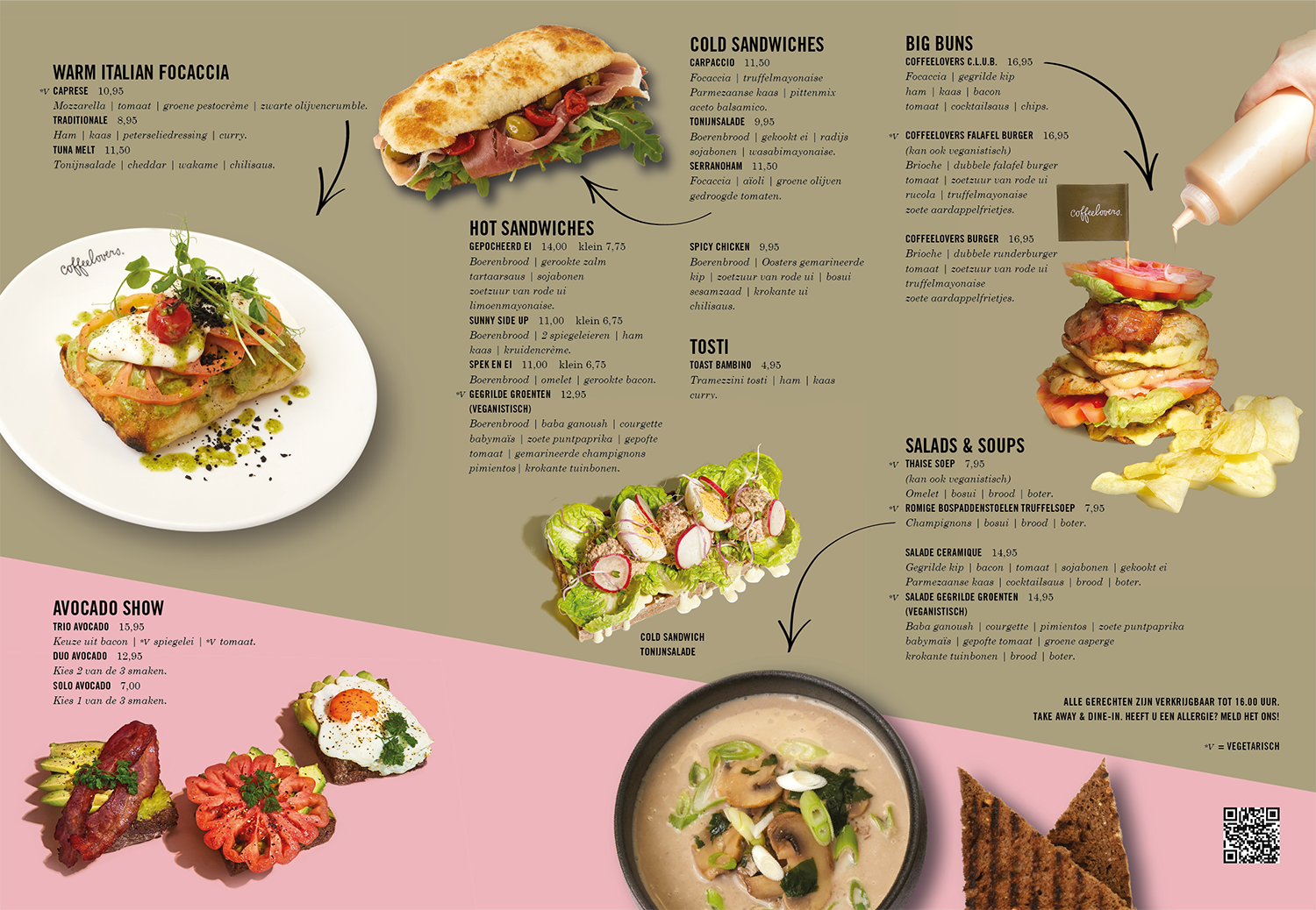 Coffeelovers menu